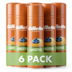 Gillette Fusion Sensitive Shave Gel for Men-0