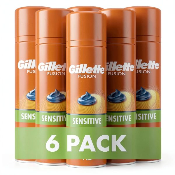 Gillette Fusion Sensitive Shave Gel for Men-0