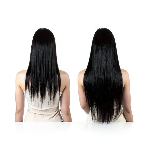 ZNXDJXE Salon Quality Clip in Hair Extensions 100% Remy-5