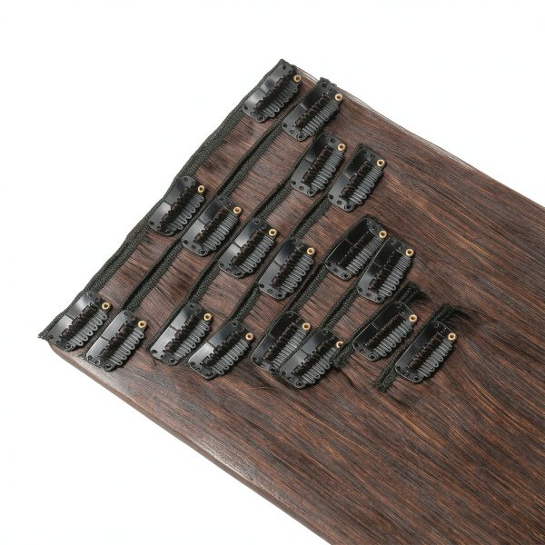 ZNXDJXE Salon Quality Clip in Hair Extensions 100% Remy-4