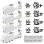 HYJLPAF Ear Piercing Kit 316L Stainless Steel Safe-0