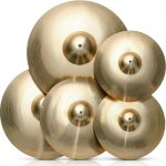 Lukmaa 5 Pieces Cymbals Pack Stainless Steel Alloy-0