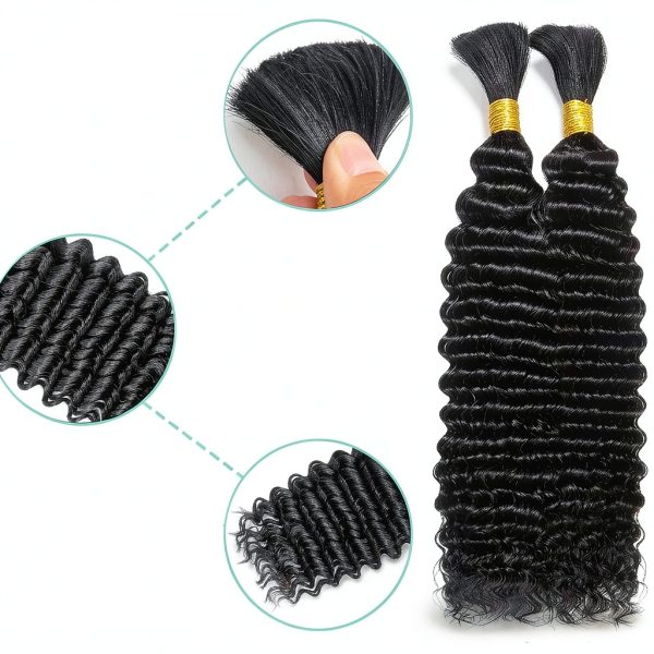 Brazilian Human Hair Braiding Hair Extensions OKVOKV-3