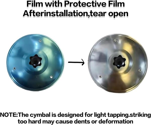 RYIOYK Mini Crash Cymbals Car Air Vent Alloy Steel-4