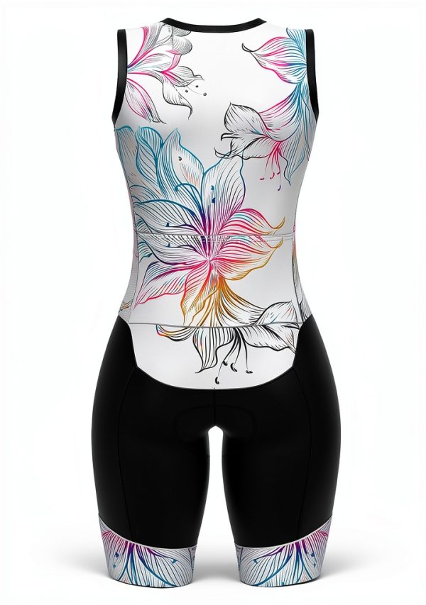 Sparx Sports Women Triathlon Skinsuits Italian Fabric-3