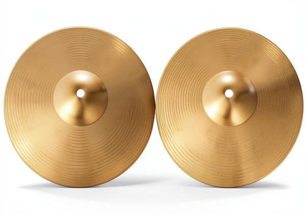 MILISTEN Brass Crash Cymbal Set for Drummers-0