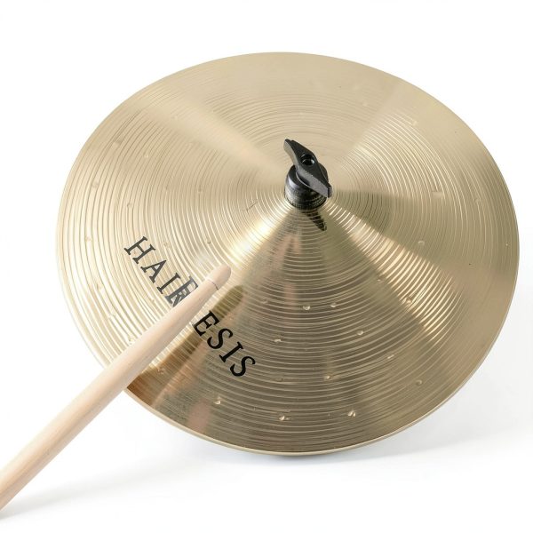 Gold Drum Cymbal Set HAIRIESIS 5‑Piece Brass-2
