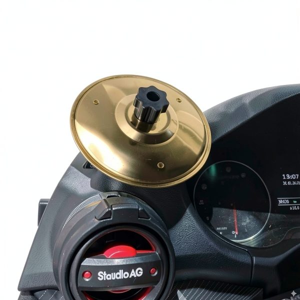 JEBHANNE 2 Pack Golden Cymbal Kit for Car Air Vent-5