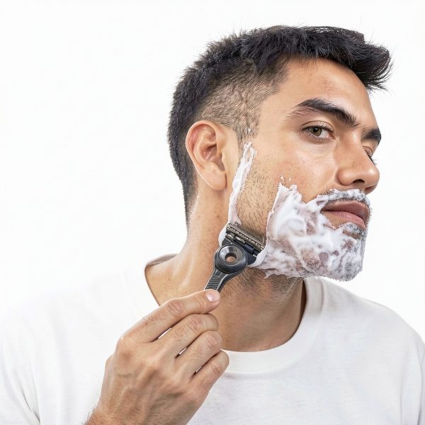 Gillette Men's Shaving Gels with Exfoliating Bar-1
