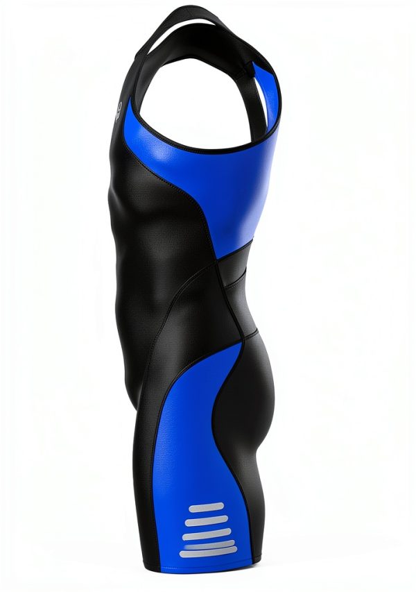 Triathlon Skinsuit Sparx Sports Blue XL Compression-3