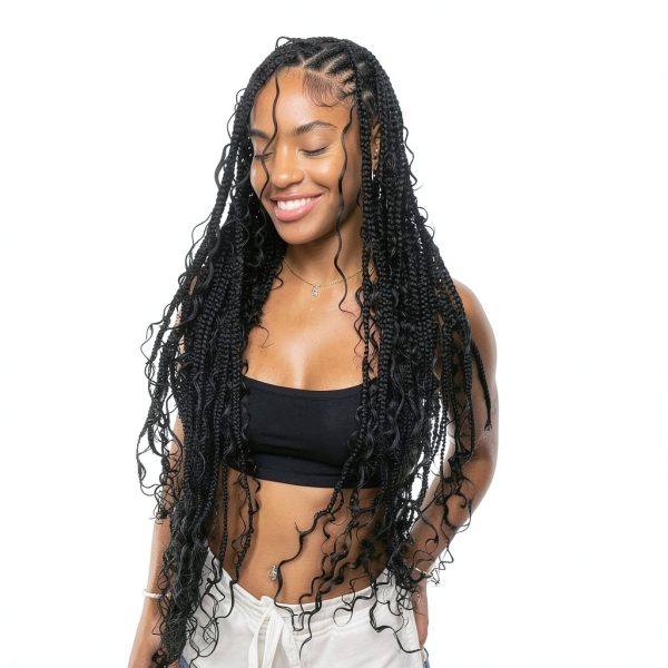 Brazilian Human Hair Braiding Hair Extensions OKVOKV-2