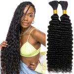 Brazilian Human Hair Braiding Hair Extensions OKVOKV-0