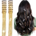 Missuhui Clip In Hair Tinsel Aurora 23.6 Inch-0