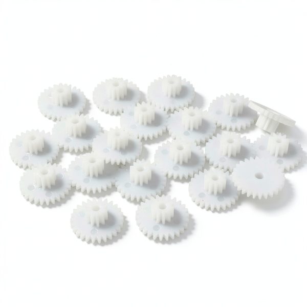 uxcell 20pcs Plastic Gears 26 Teeth Model 26102B Worm Gear Set for RC-3