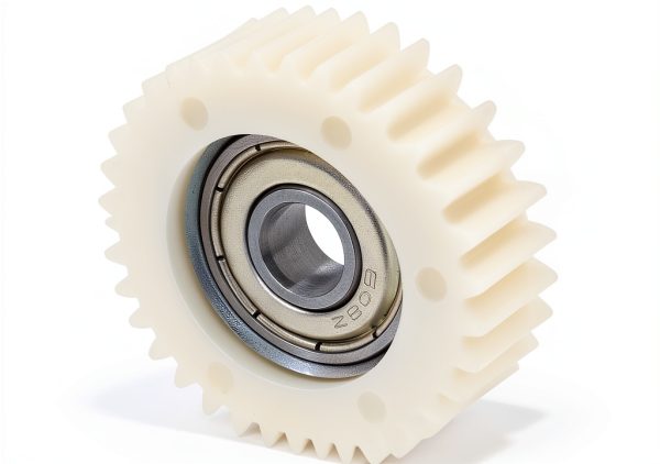 3PCS 36 Teeth E-Bike Wheel Hub Motor Planetary Gears with Bearing Compatible with Bafang Motor 38mm Diameter Nylon Motor Gear, White-3
