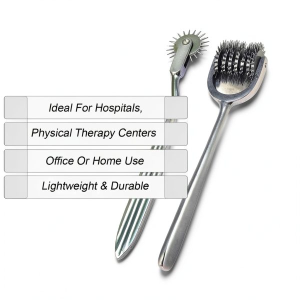PC Set of 2 Rotating SPUR 1 Head + 7 Head WARTENBERG Pinwheel-1