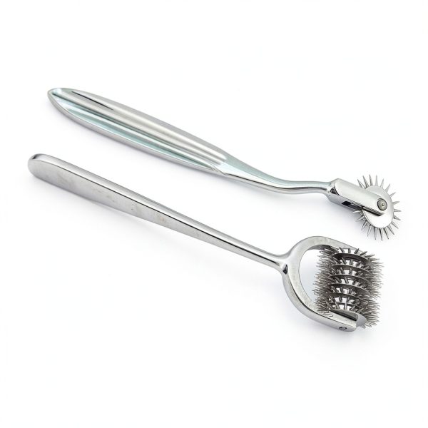 PC Set of 2 Rotating SPUR 1 Head + 7 Head WARTENBERG Pinwheel-5