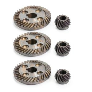 uxcell® 90 Degree Shaft Angle Replacement Part Spiral Bevel Helical Gear Set 3pcs-0