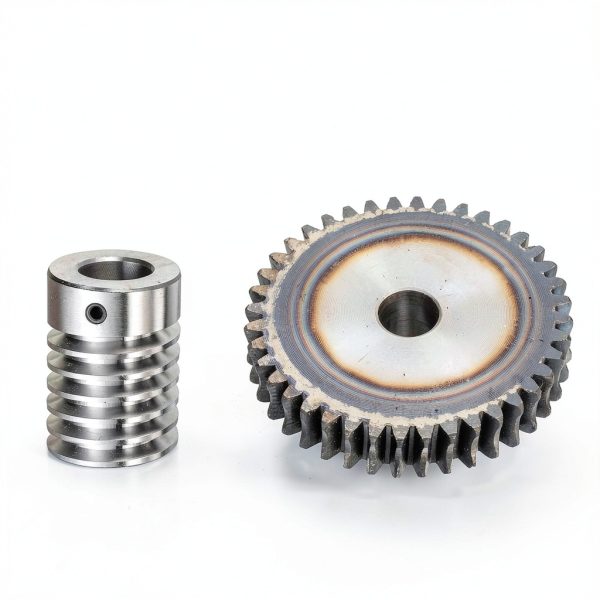 uxcell #45 Steel Worm Gear Set 40T 1.5 Module 40:1 Reduction Rate, Right Rotation Drive Gear Box Wheel Reduce Transmission Part (Gear-12mm Bore 63 mm OD, Rod 15mm Bore)-1