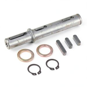 Alloy Steel Output Shaft 18mm x 128mm Yunseity NMRV040 RV040 Reducer-0