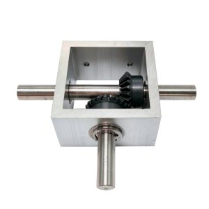 PGFUN Right Angle Bevel Gearbox 1.5 Module 20 Teeth 10mm Shaft-0