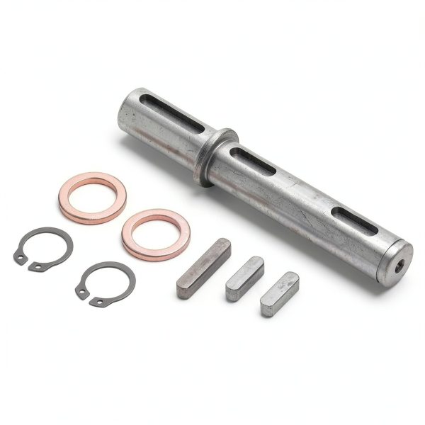 Alloy Steel Output Shaft 18mm x 128mm Yunseity NMRV040 RV040 Reducer-8