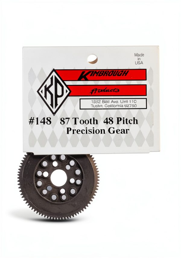 Kimbrough 48 Pitch Spur Gear 87T Compact 0.2x4x4 in Steel Gear-1