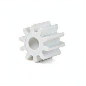 uxcell 50pcs Plastic Gears White 10 Teeth Model 102A Reduction Gear Plastic Worm Gears for RC Car Robot-0