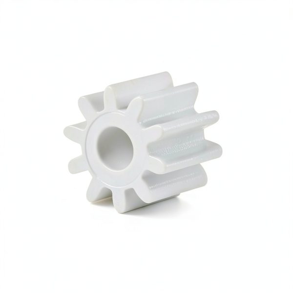 uxcell 50pcs Plastic Gears White 10 Teeth Model 102A Reduction Gear Plastic Worm Gears for RC Car Robot-0