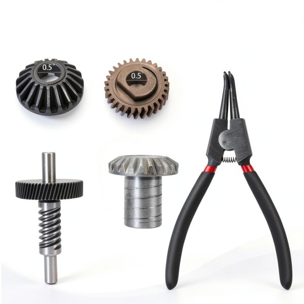 Mixer Worm Gear Kit Compatible with Kitchenaid Whirlpool 5qt 6qt Mixer Gear Parts Replacement,9706529 9709511 9703337 9709231 Worm Follower Gear Kit-5