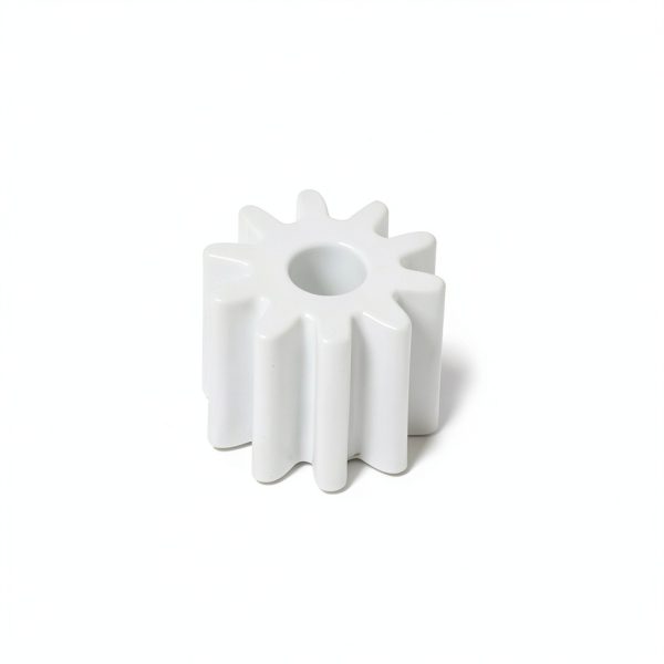 uxcell 50pcs Plastic Gears White 10 Teeth Model 102A Reduction Gear Plastic Worm Gears for RC Car Robot-1