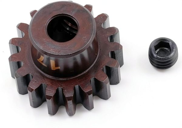 TEKNO RC LLC M5 Pinion Gear 17t MOD1 5mm bore M5 Set Screw TKR4177 Gears & Differentials-0