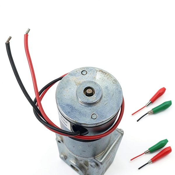 BRINGSMART 12V 12rpm DC Worm Gear Motor 70kg.cm High Torque Self-Locking Reversed Mini Turbine Geared Motor for DIY Robot Rotating Table Door Lock Curtain Machine (12V 12rpm)-6